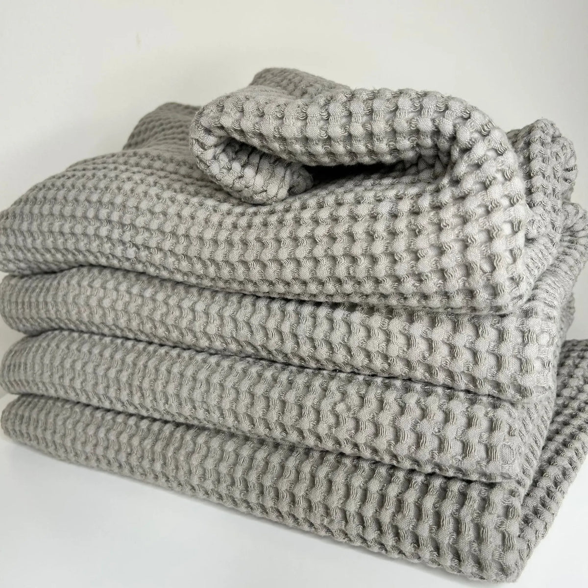 Copriletto in Nido D'ape Fango | ArredoCasa Online tutto il tessile per la tua casa.