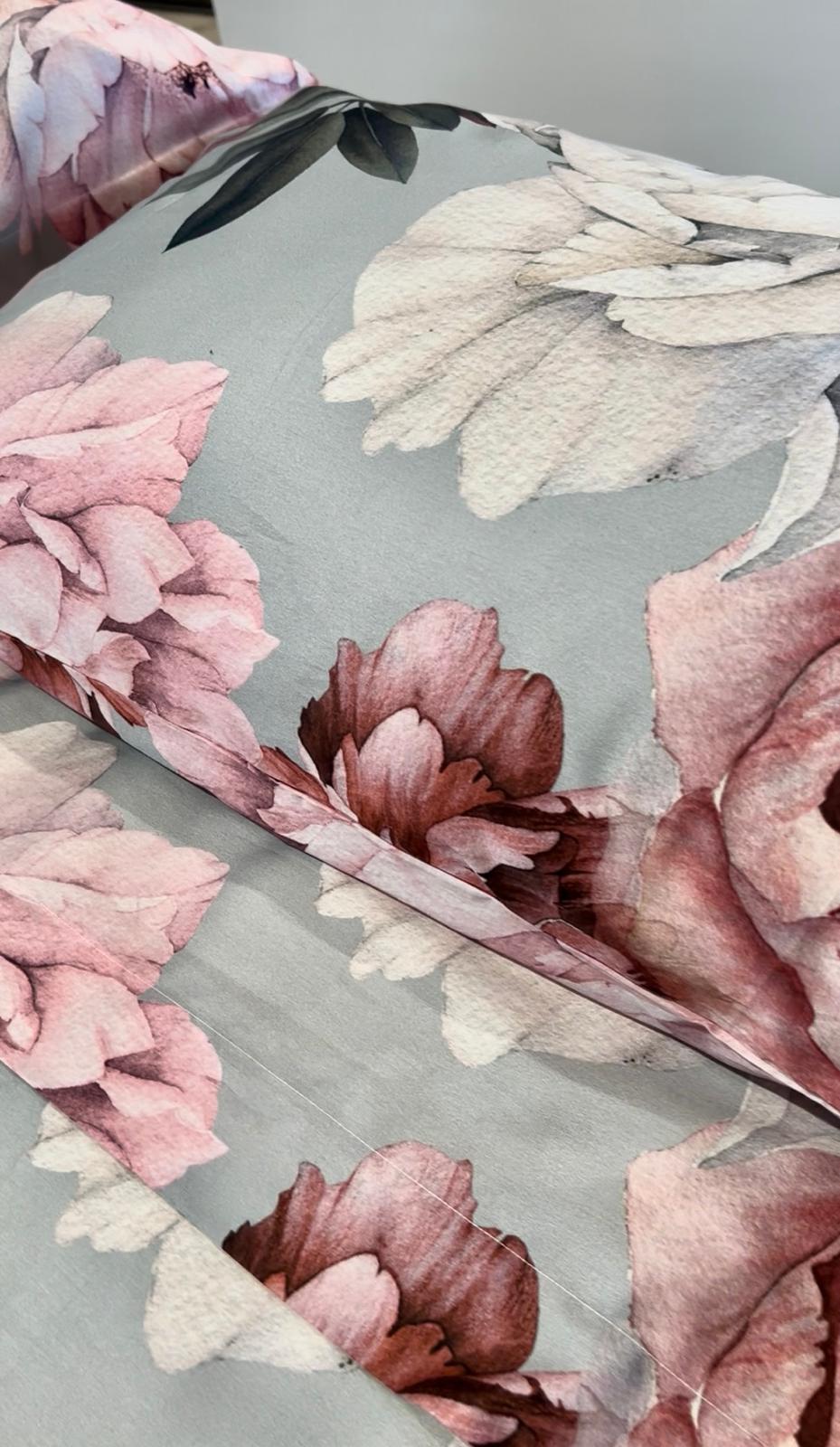 Lenzuola Floreali in Raso di Cotone | ArredoCasa Online tutto il tessile per la tua casa.