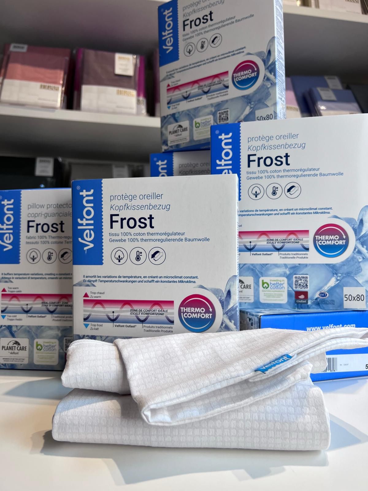 Copriguanciale Frost Velfont | ArredoCasa Online tutto il tessile per la tua casa.