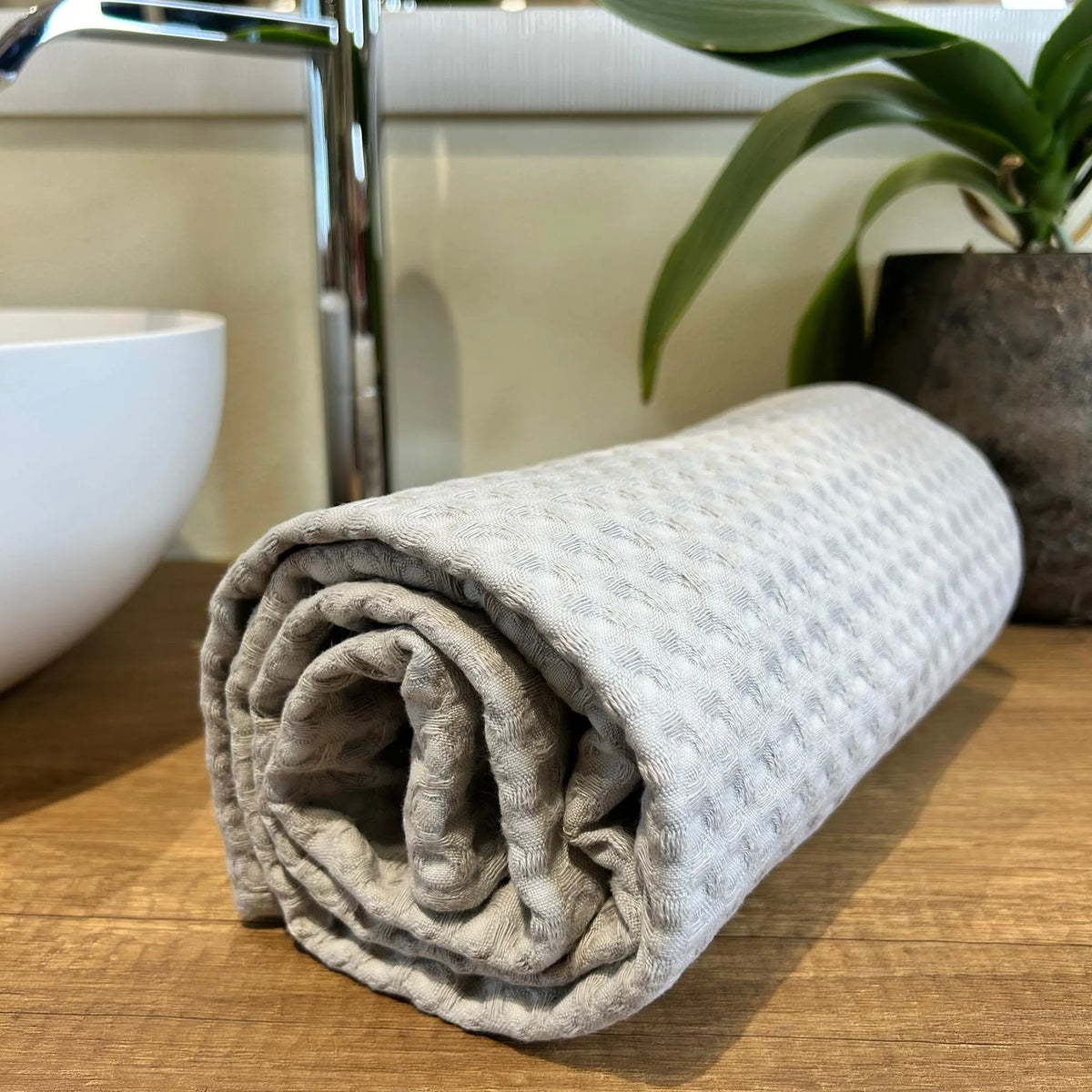 Telo in Nido d'ape Grigio | ArredoCasa Online tutto il tessile per la tua casa.