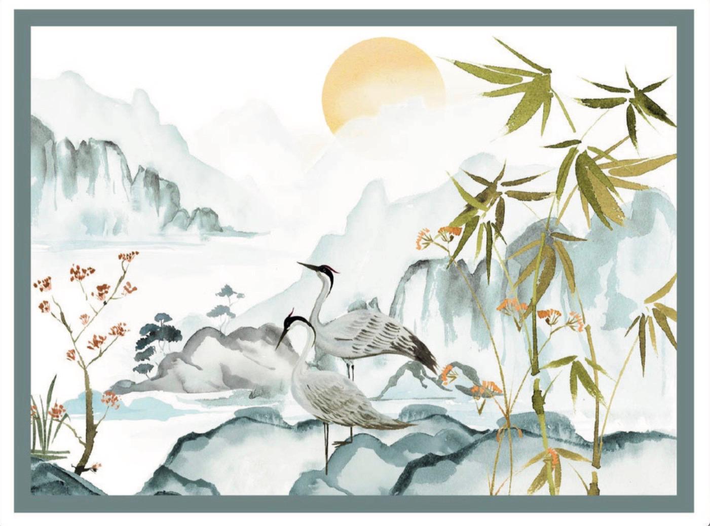 Tovaglietta americana in MDF decorata