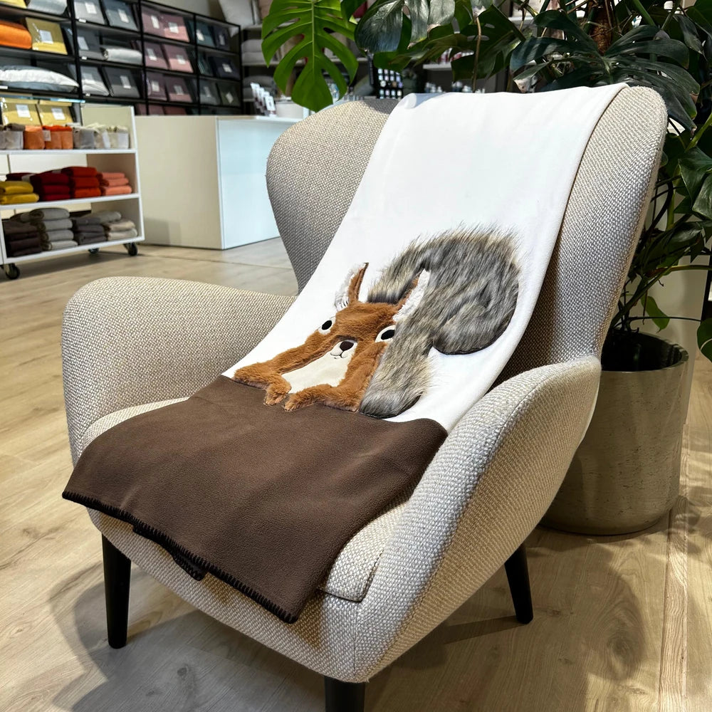 Plaid Allegro e Coccoloso Scoiattolo | ArredoCasa Online tutto il tessile per la tua casa.
