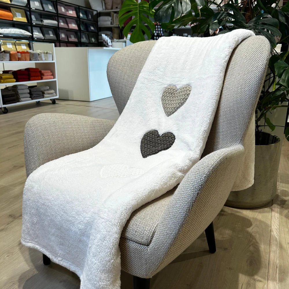 Plaid Allegro e Coccoloso Cuori | ArredoCasa Online tutto il tessile per la tua casa.