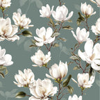 Parure Copripiumino Magnolia in Raso di Cotone 300 Fili