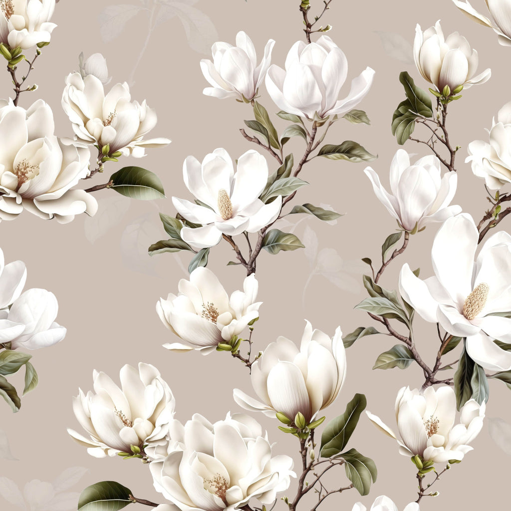 Parure Copripiumino Magnolia in Raso di Cotone 300 Fili