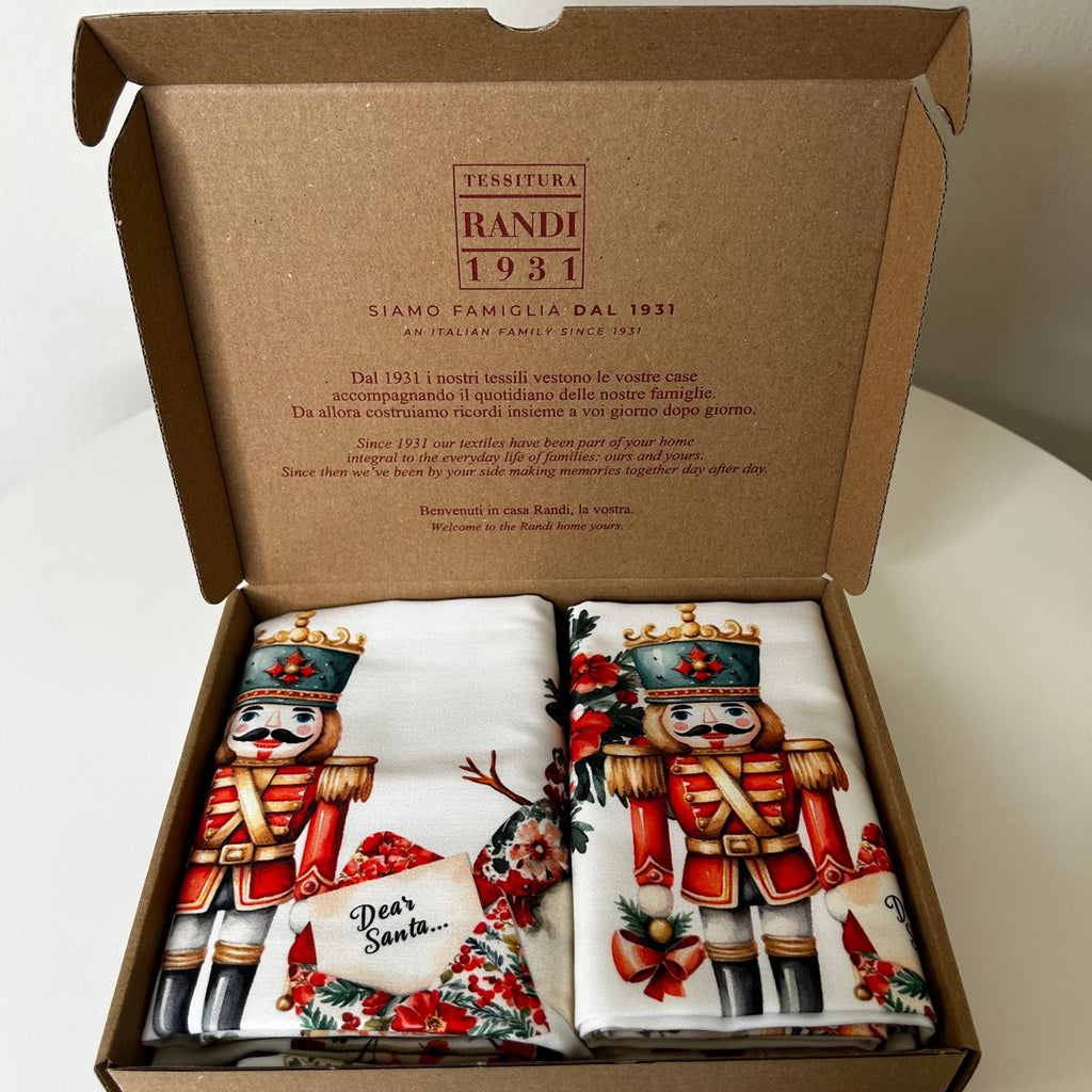 Coppia di Federe Magia del Natale | 2 Federe 50x80 cm 100% Made in Italy