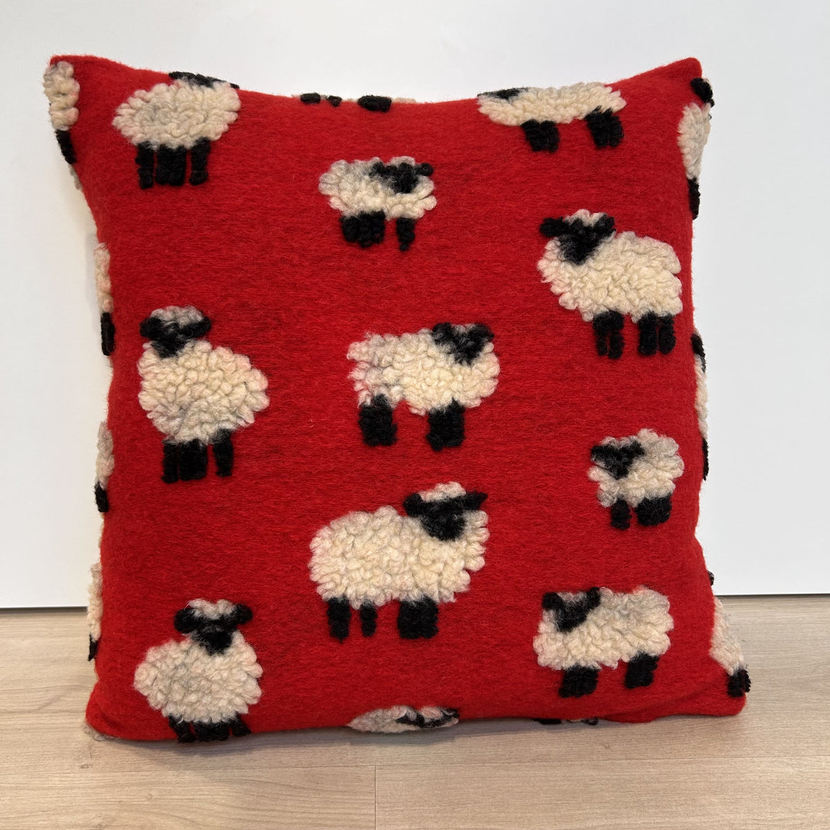 Cuscino Arredo in lana cotta 50×50 cm con imbottitura
