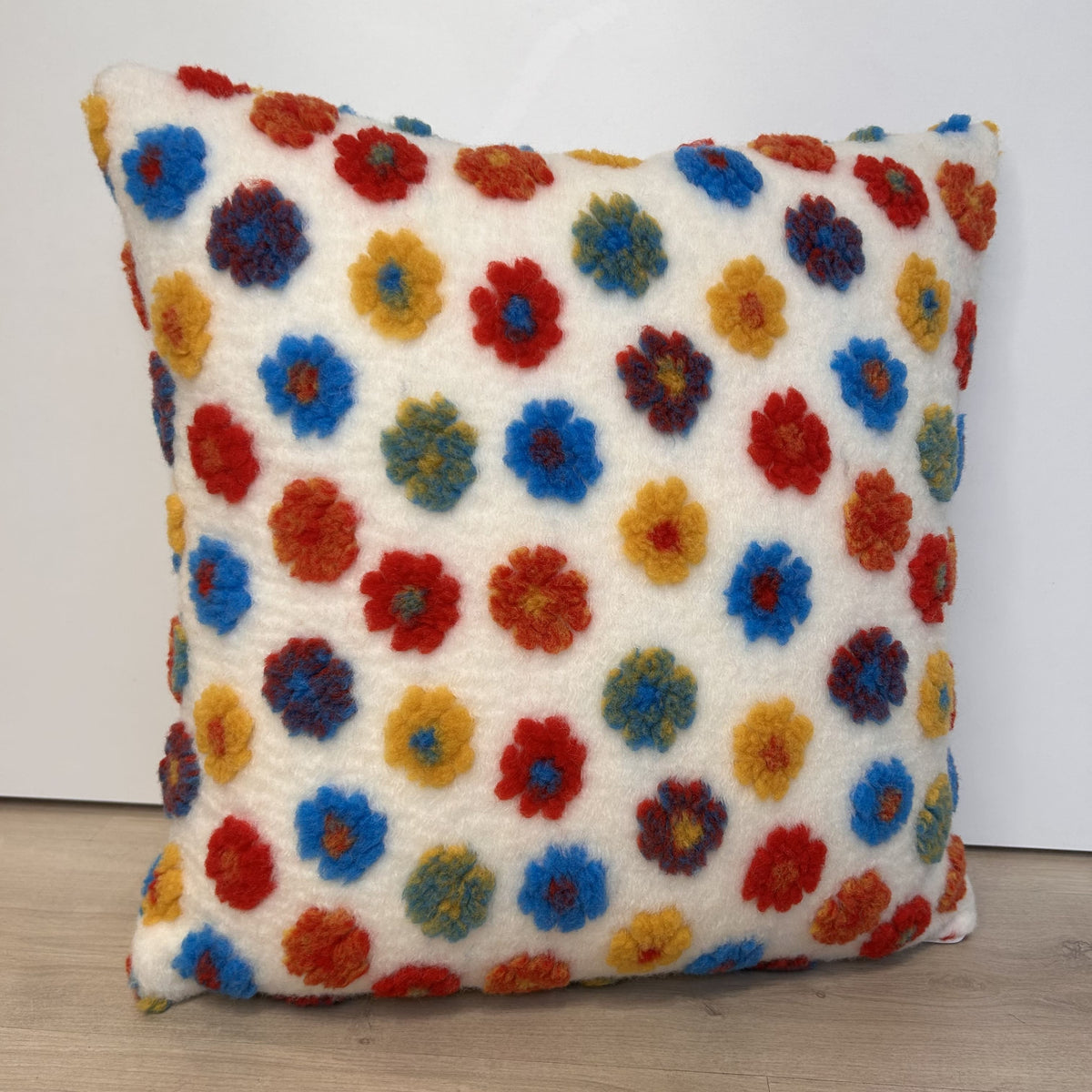 Cuscino Arredo in lana cotta 50×50 cm con imbottitura