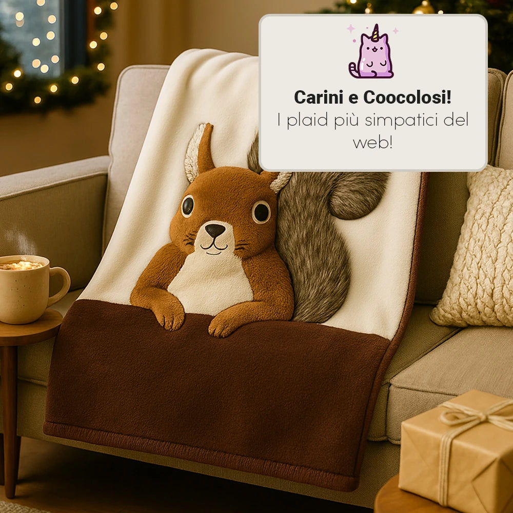 Plaid Allegro e Coccoloso | ArredoCasa Online tutto il tessile per la tua casa.