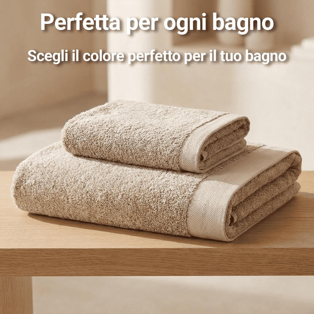 Pair of Mercerized Terry Towels