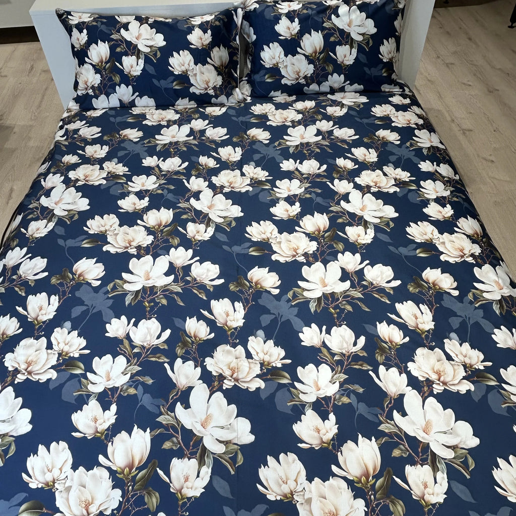 Lenzuola in Raso 300 fili Arredocasa  Blu
