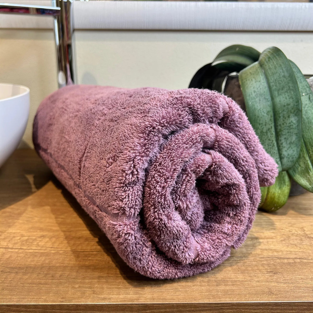 Telo Spugna Zero Twist Malva | ArredoCasa Online tutto il tessile per la tua casa.