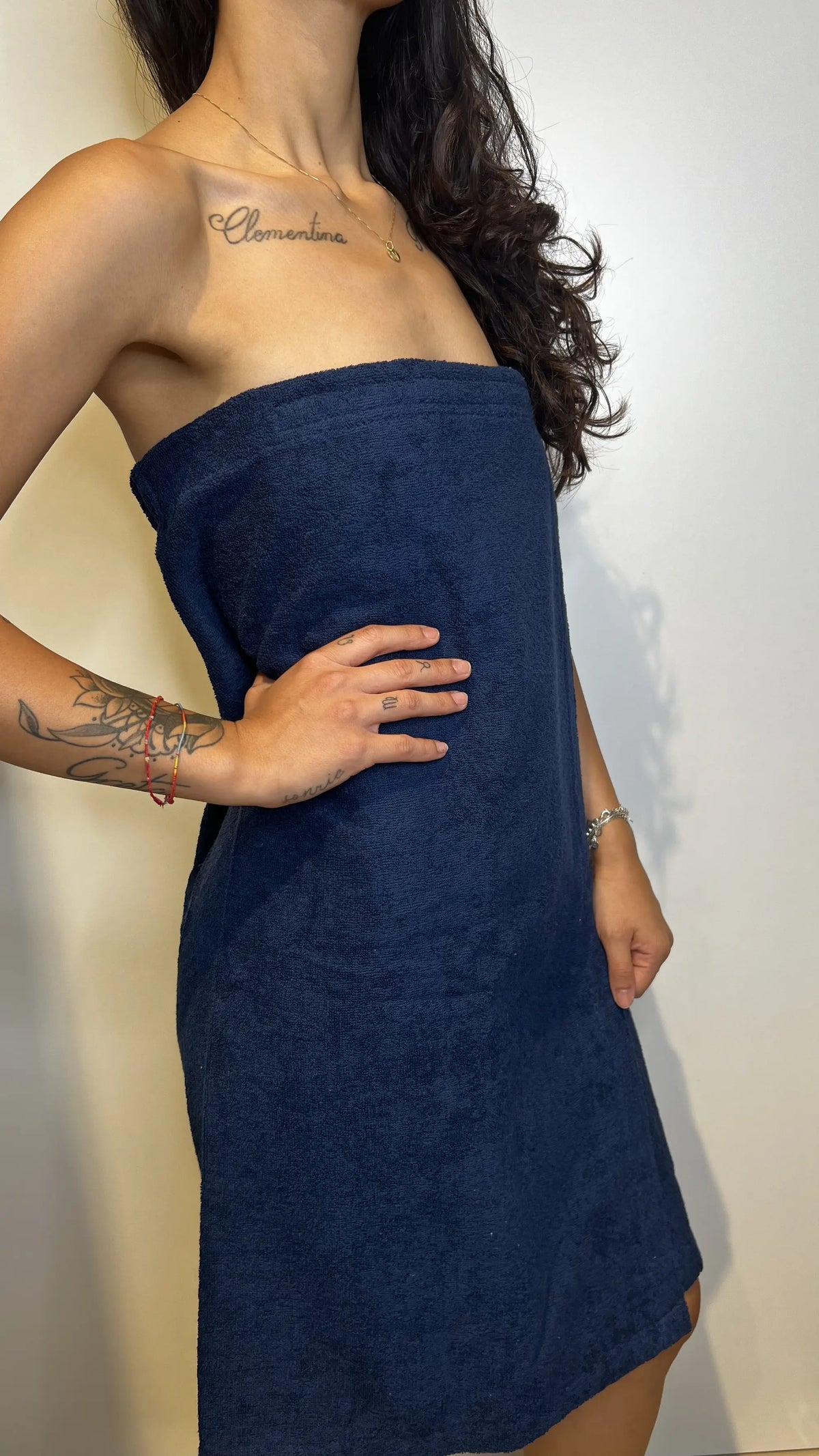 Pareo in Microspugna Navy | ArredoCasa Online tutto il tessile per la tua casa.