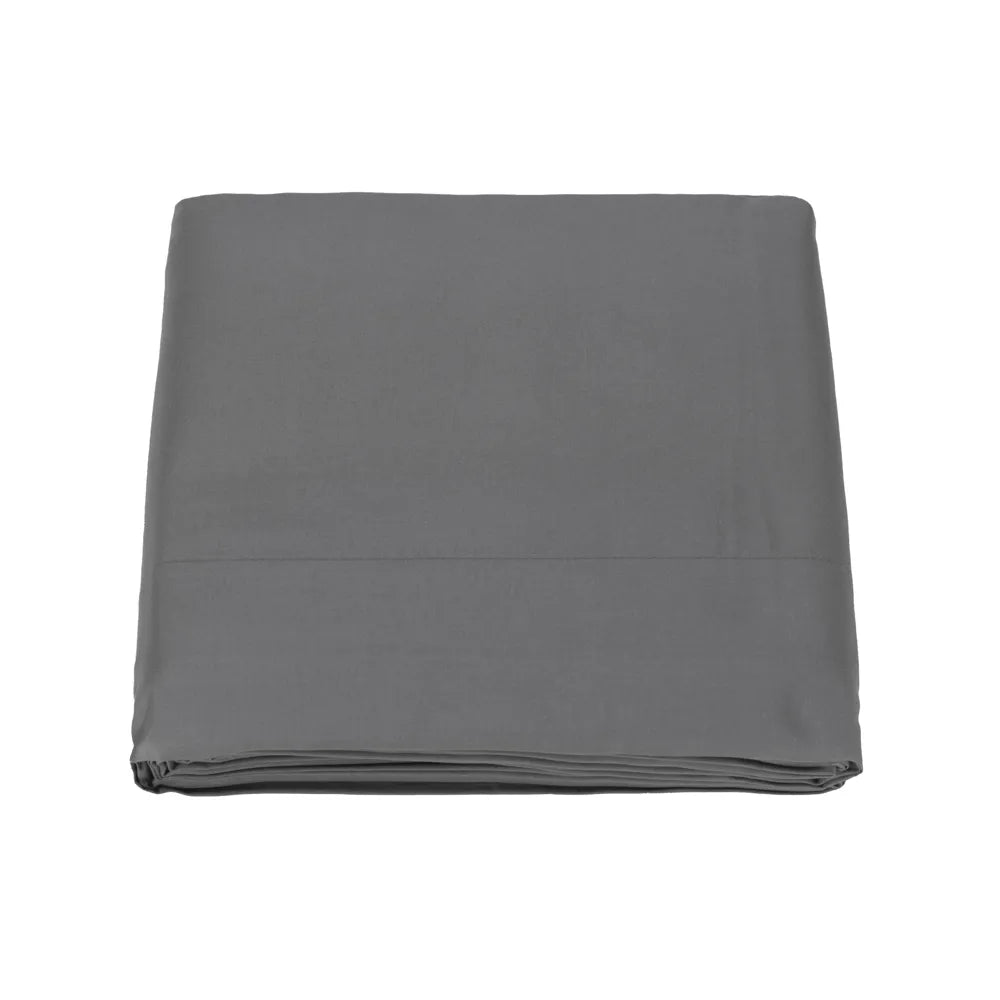 Lenzuolo Piano Matrimoniale in Raso Sensoriale 300 fili 7 Grigio Londra | ArredoCasa Online tutto il tessile per la tua casa.