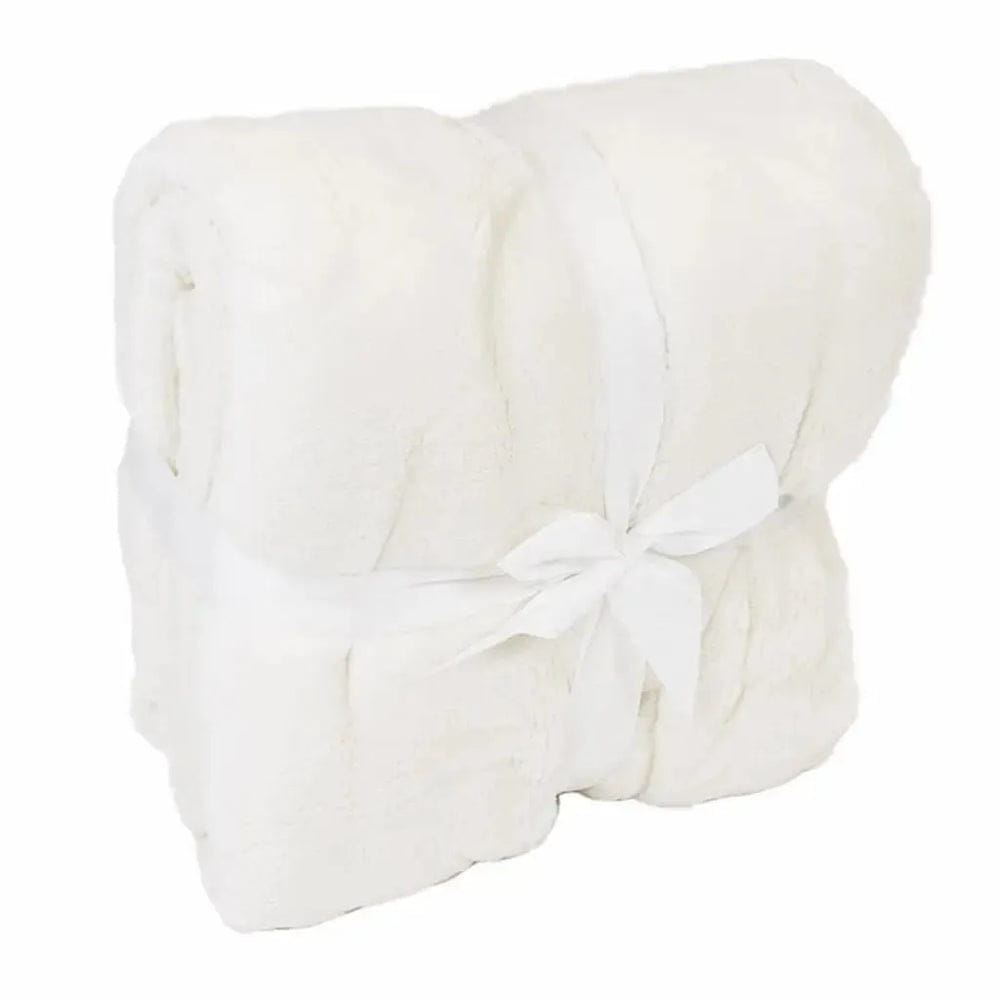 Plaid Coccola Panna | ArredoCasa Online tutto il tessile per la tua casa.