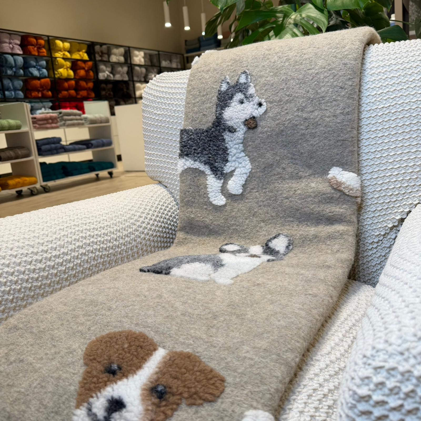 Plaid in Lana Cotta Made in Italy 170x180 – Caldo, Asciutto & Traspirante