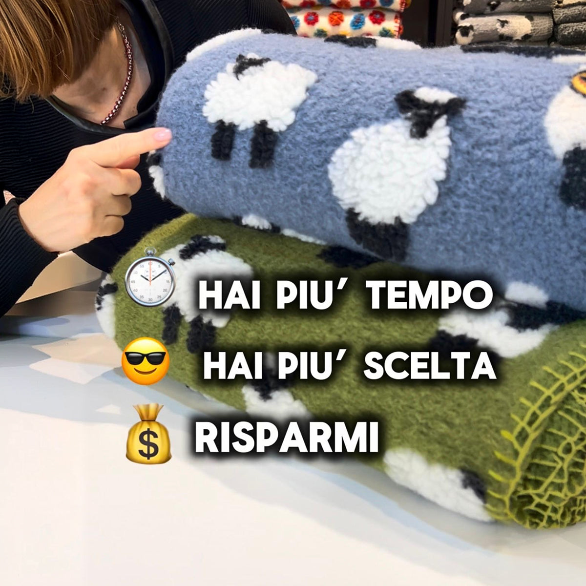 Plaid in Lana Cotta Made in Italy 170x180 – Caldo, Asciutto & Traspirante