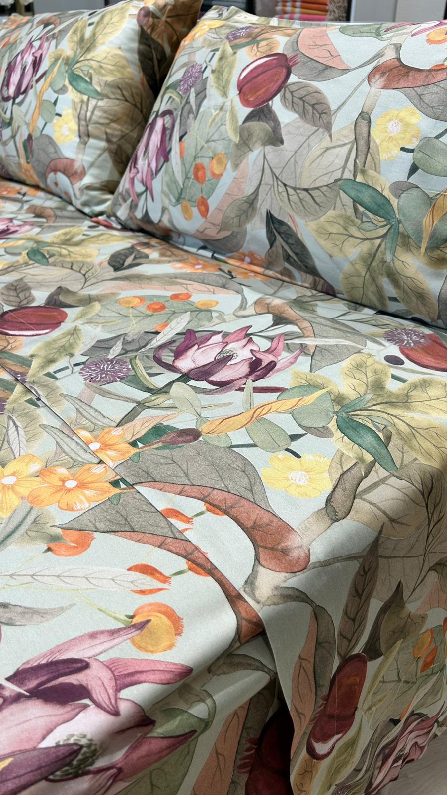 Lenzuola Balza Doppia in Raso 300 fili Protea | ArredoCasa Online tutto il tessile per la tua casa.