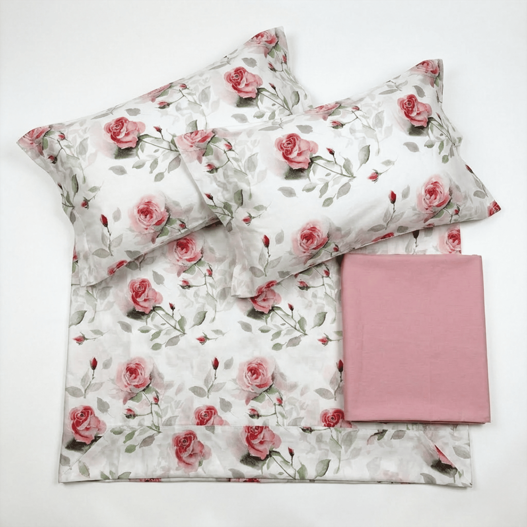 Completi e Parure Letto Matrimoniali in Raso 300 fili