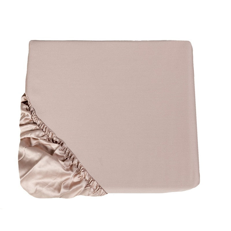 Sotto con angoli matrimoniale in Raso Sensoriale Lussuoso 300 fili 240 Rosa Boho | ArredoCasa Online tutto il tessile per la tua casa.