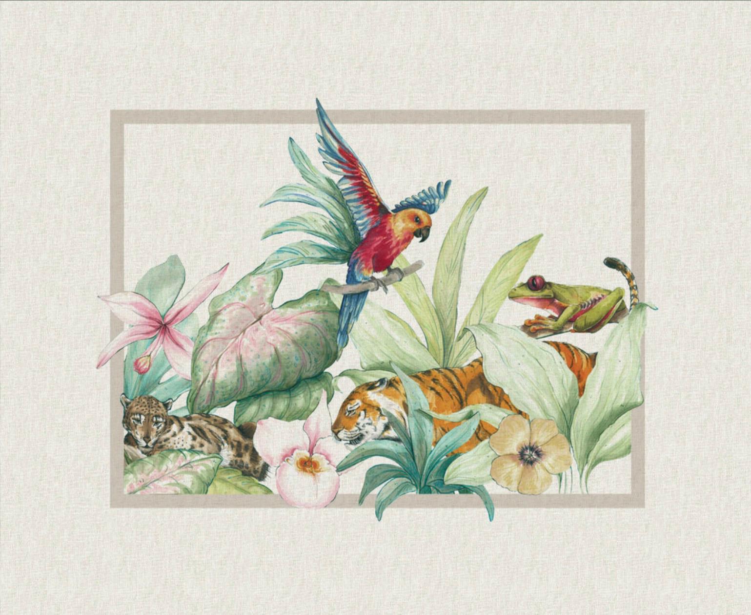 Tovaglietta americana in MDF decorata