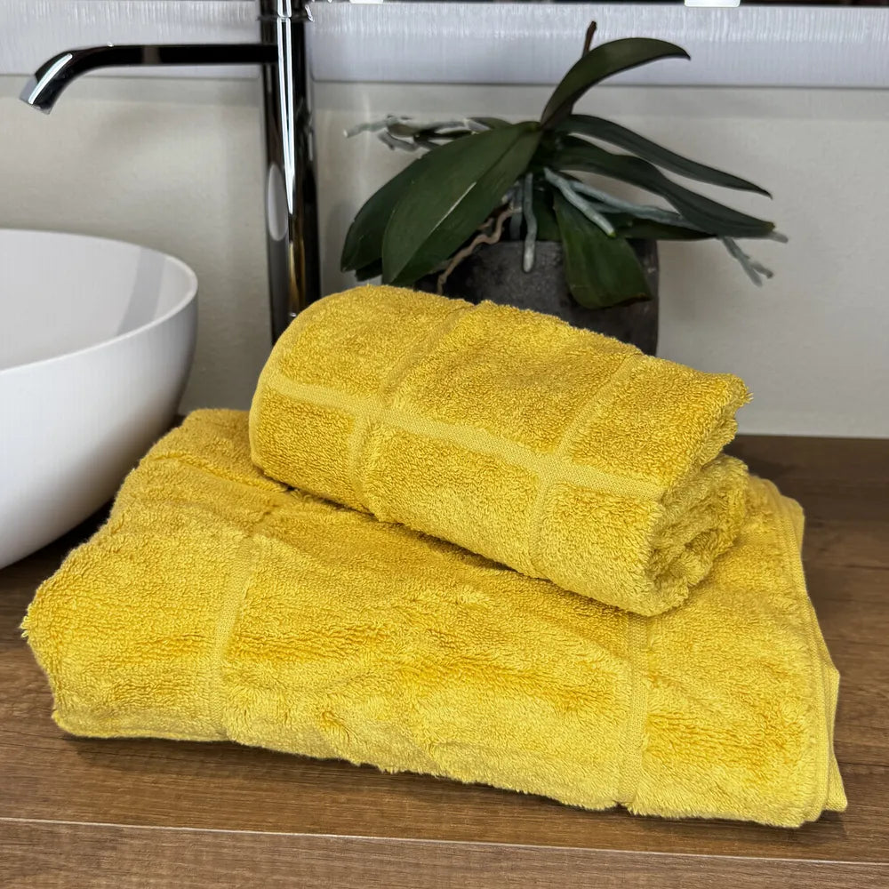 Coppia Spugna Zero Twist Giallo | ArredoCasa Online tutto il tessile per la tua casa.