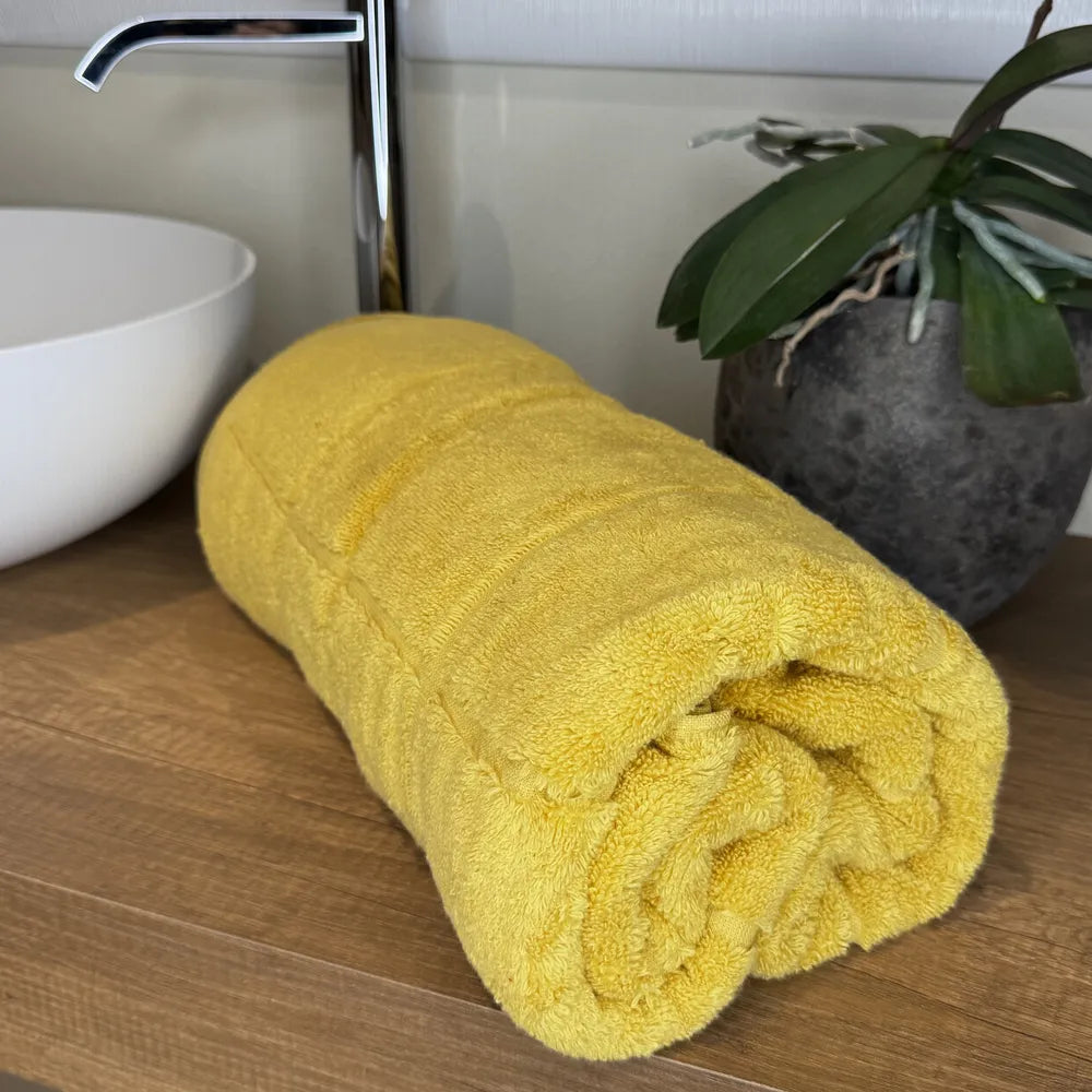 Telo Spugna Zero Twist Giallo | ArredoCasa Online tutto il tessile per la tua casa.