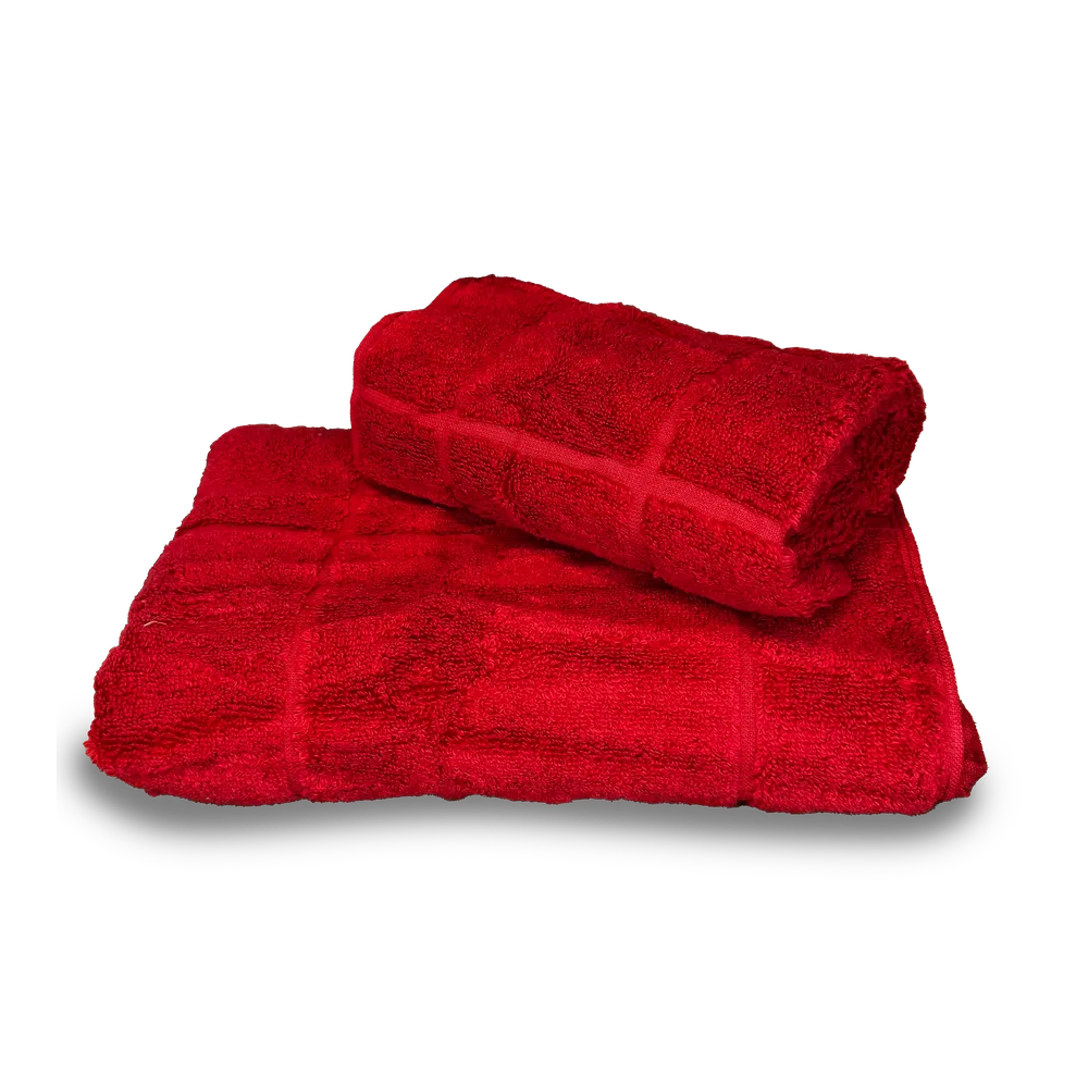 Coppia Spugna Zero Twist Rosso | ArredoCasa Online tutto il tessile per la tua casa.