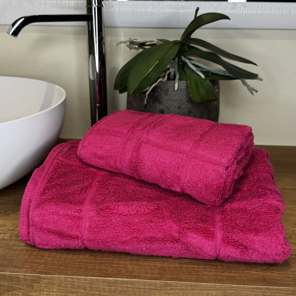 Coppia Spugna Zero Twist Fucsia | ArredoCasa Online tutto il tessile per la tua casa.