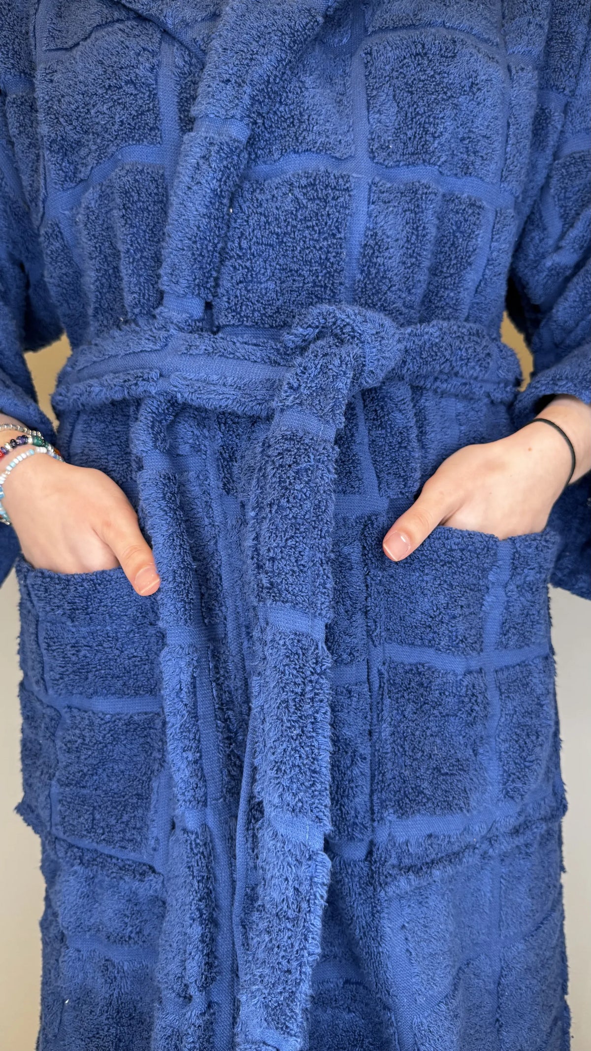 Accappatoio Zero Twist Blu navy | ArredoCasa Online tutto il tessile per la tua casa.