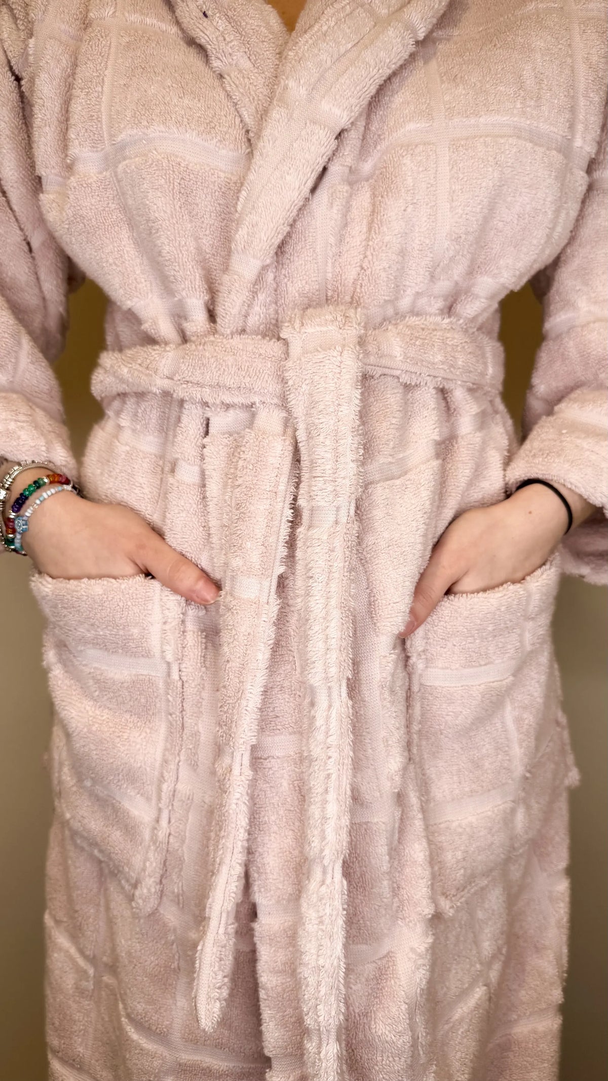 Accappatoio Zero Twist Cipria | ArredoCasa Online tutto il tessile per la tua casa.