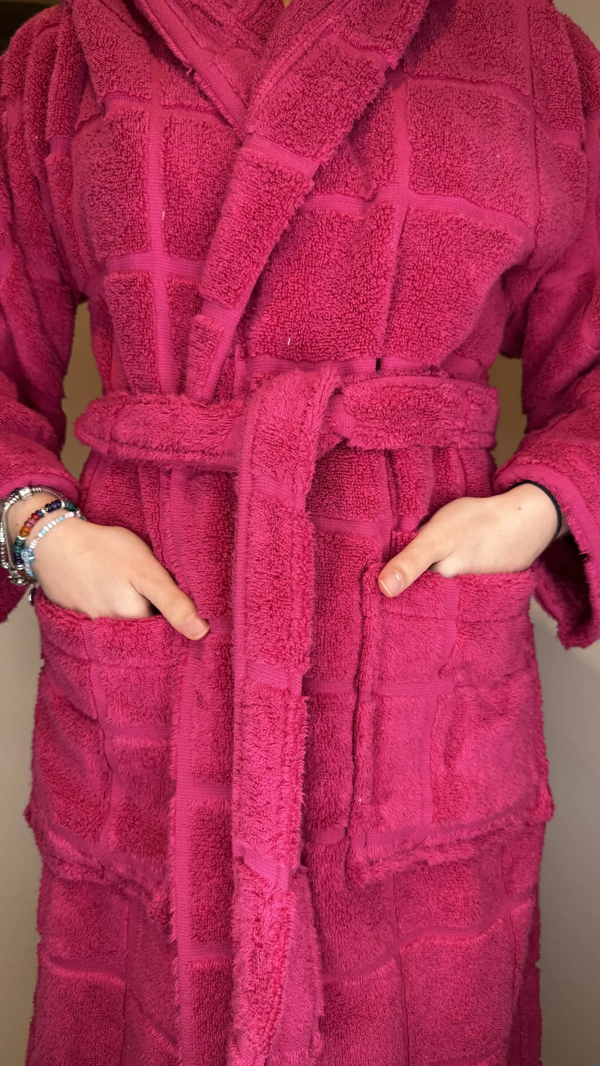 Accappatoio Zero Twist Fucsia | ArredoCasa Online tutto il tessile per la tua casa.