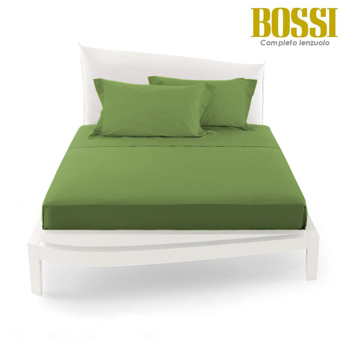 Sotto con Angoli in Percalle Bossi 42 Verdone Matrimoniale | ArredoCasa Online tutto il tessile per la tua casa.