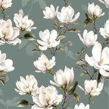Parure Copripiumino Magnolia in Raso di Cotone 300 Fili