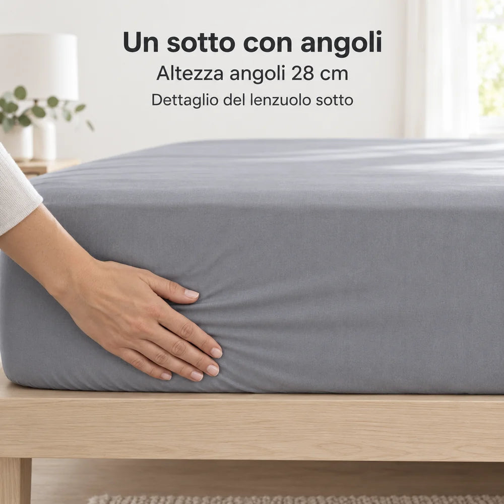 Completo lenzuola Paint in madapolam — 02-utilizzo