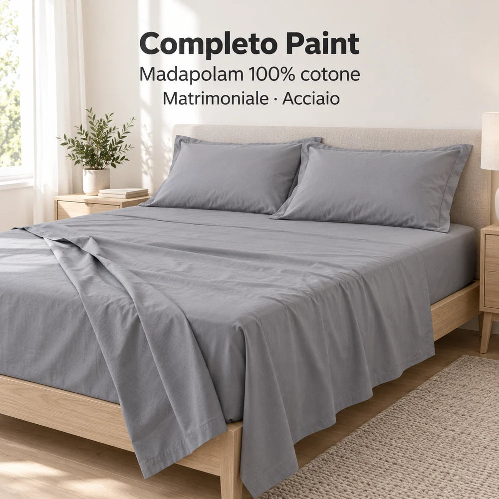 Completo lenzuola Paint in madapolam — 01-identificazione