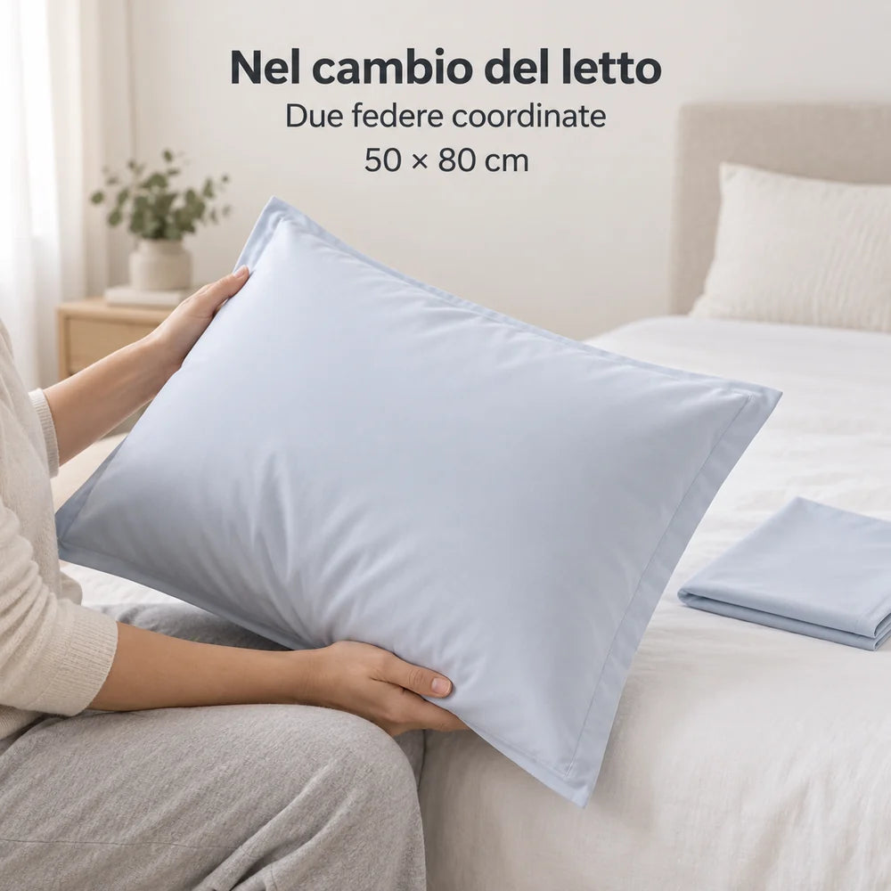 Coppia federe Be Cool Ice Touch 50 × 80 cm — 02-utilizzo