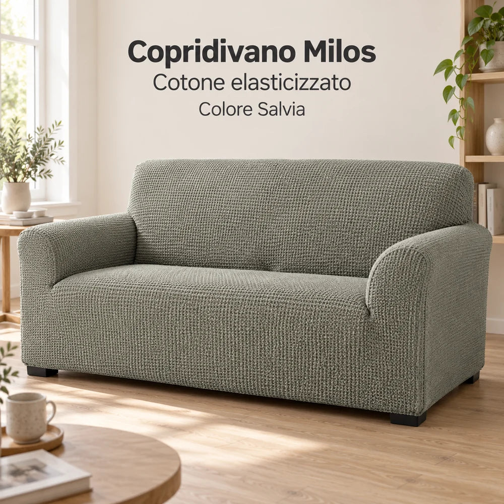 Copridivano Milos in cotone elasticizzato — 01-identificazione
