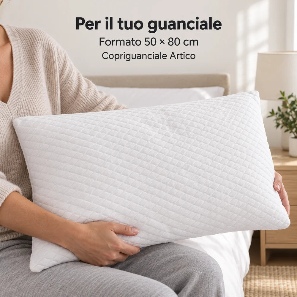 Copriguanciale Artico Profili per guanciali 50 × 80 cm — 02-utilizzo