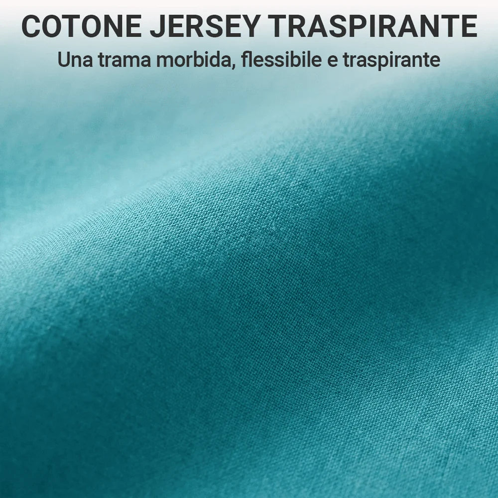 Lenzuolo in Jersey Anti-Pieghe Elasticizzato | Altezza fino a 30cm