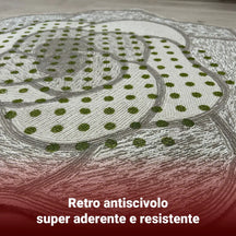 Tappeto Bagno Rosa in 100% Cotone con Base Antiscivolo