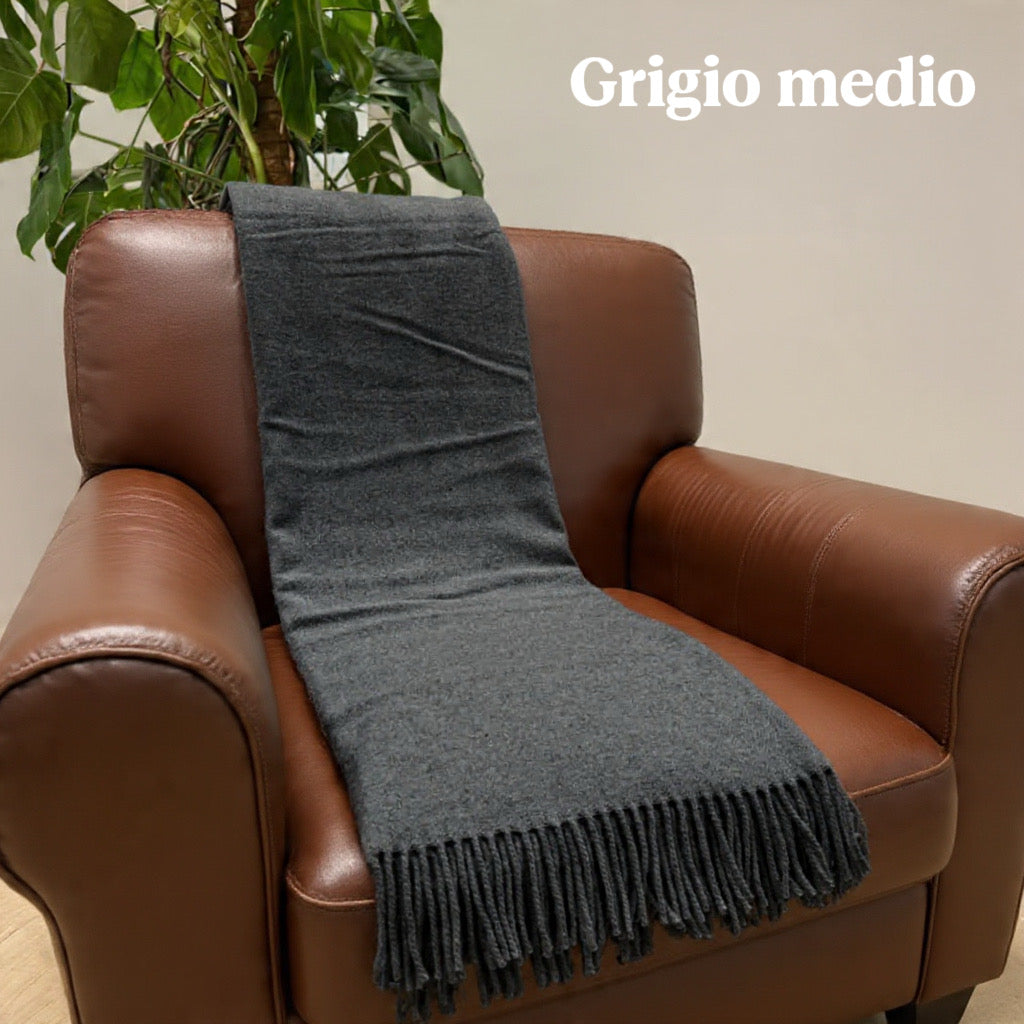 Plaid POP in Lana Vergine Made in Italy