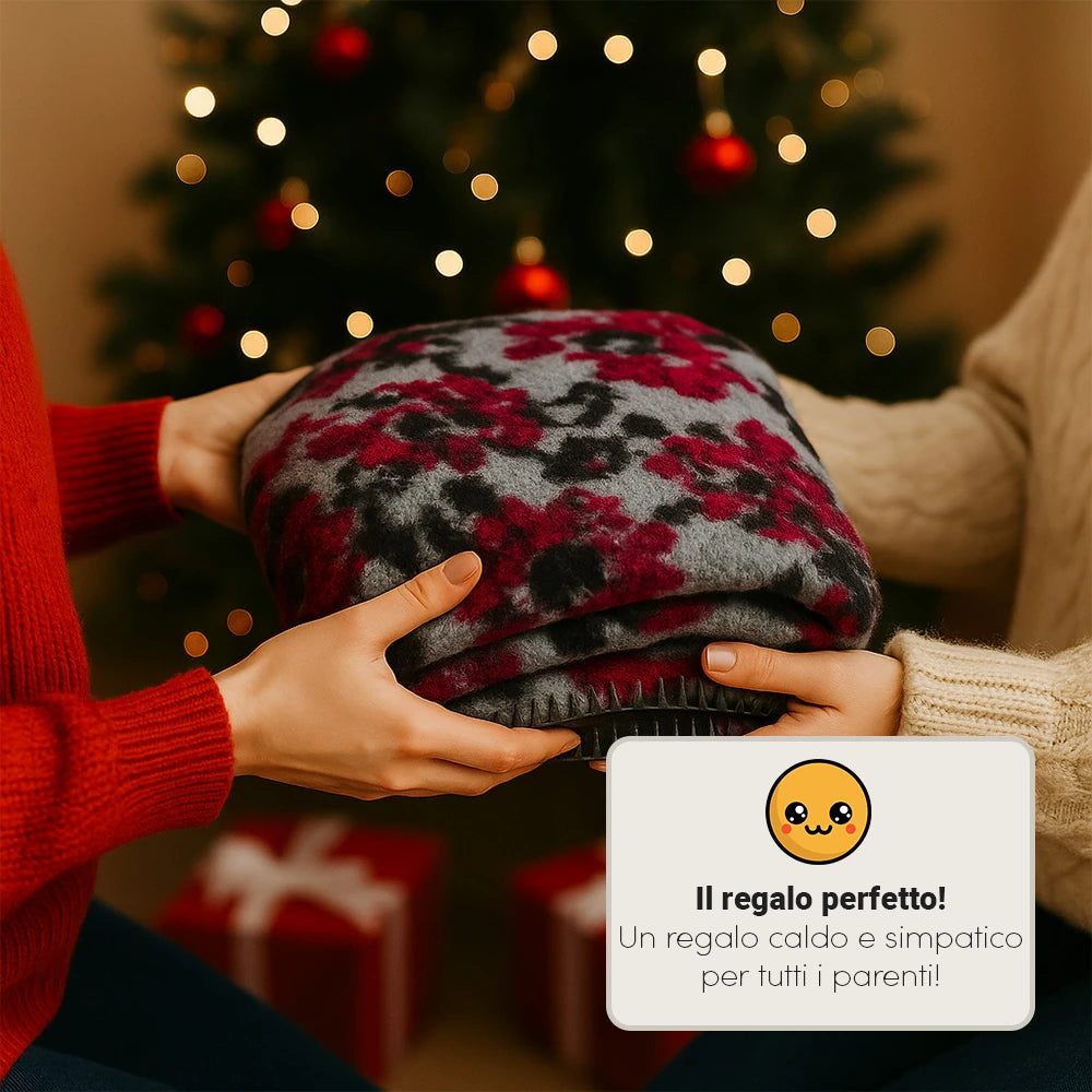 Plaid in Lana Cotta Made in Italy 210x250 Matrimoniale – Caldo, Asciutto & Traspirante | ArredoCasa Online tutto il tessile per la tua casa.