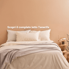 Parure e Completo Letto Tenerife in Cotone Tinto in Filo