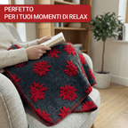 Made in Italy 170x180 Boiled Wool Throw – Warm, Dry &amp; Breathable