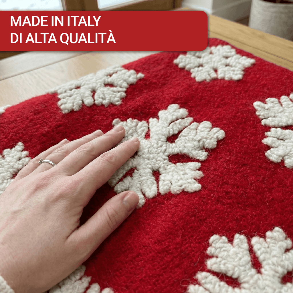 Made in Italy 170x180 Boiled Wool Throw – Warm, Dry &amp; Breathable