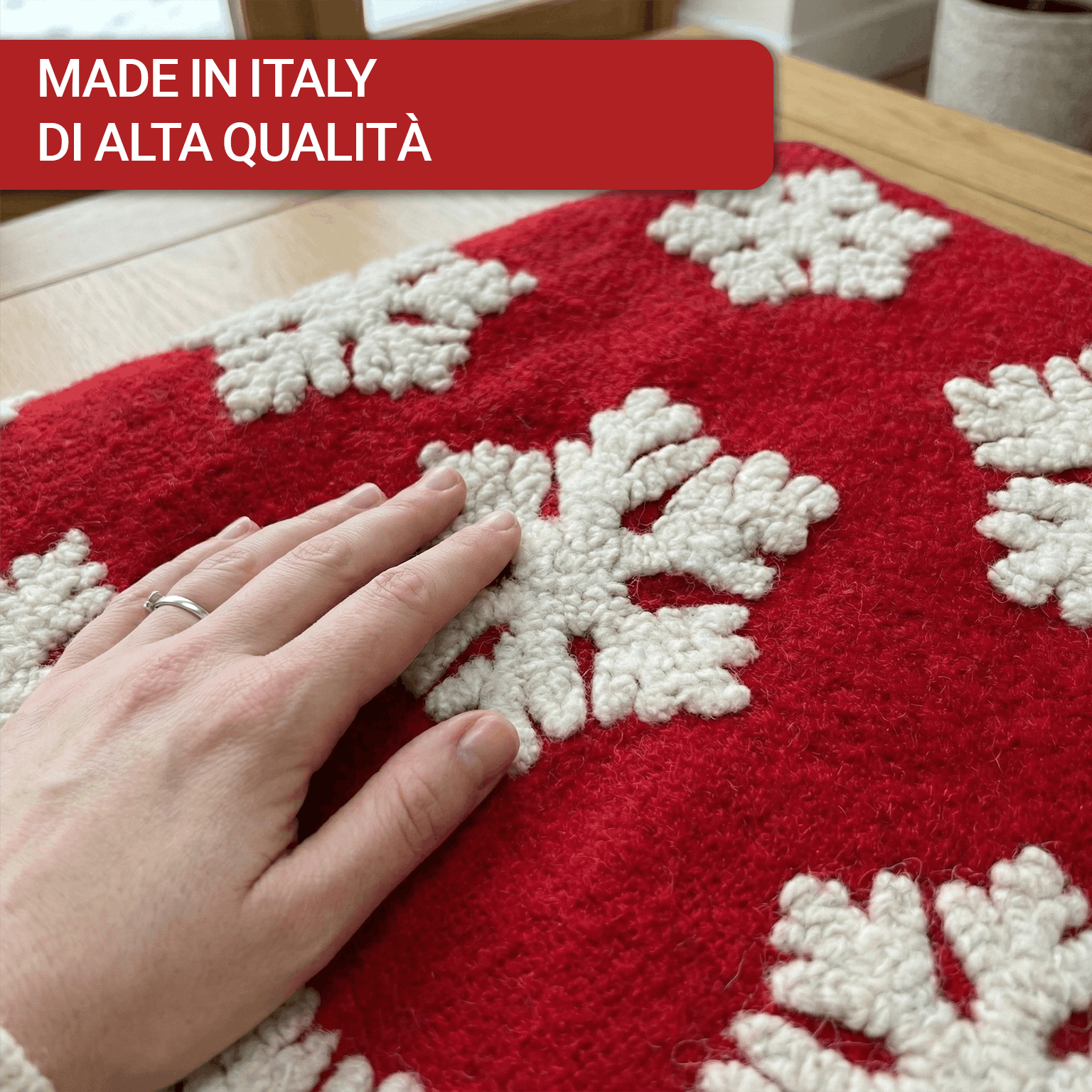 Plaid in Lana Cotta Made in Italy 170x180 – Caldo, Asciutto & Traspirante