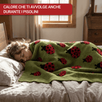 Made in Italy 170x180 Boiled Wool Throw – Warm, Dry &amp; Breathable