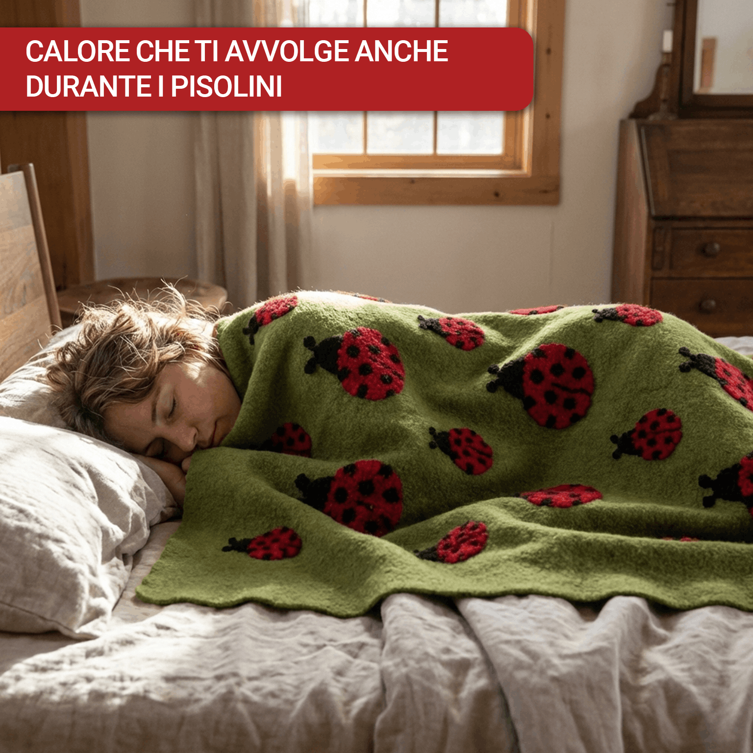 Made in Italy 170x180 Boiled Wool Throw – Warm, Dry &amp; Breathable