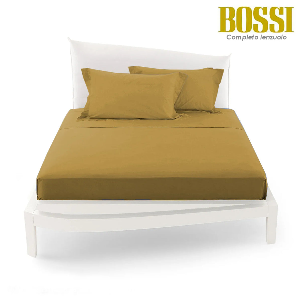 Lenzuolo piano in Percalle Bossi 284 Oro Matrimoniale | ArredoCasa Online tutto il tessile per la tua casa.